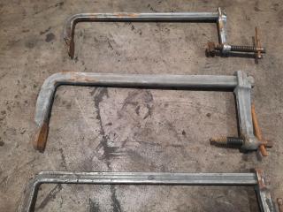 3 Heavy Duty Fitters Clamps