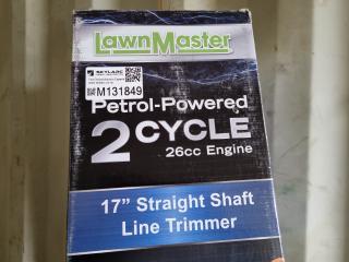 LawnMaster NoPull Petrol Line Trimmer, New
