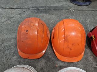 Assortment of 8 Safety Helmets