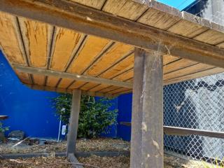 Large Steel and Timber Park Bench 