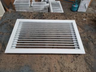 6 x Assorted Exterior Vent Grilles.