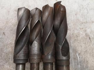 4x Mill Drills w/ Morse Taper Shanks