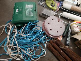 Mixed Lot of Building Components, Tools, Supplies & More