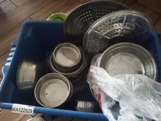 Large Lot of Stainless Ware