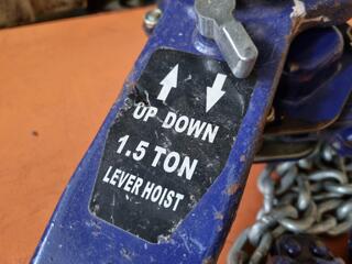 1.5-Ton Ratchet Lever Chain Block