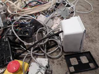 Assorted Electrical Csnloing, Breakers, Boxes, Covers