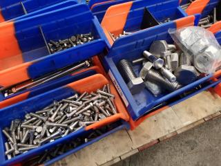 Pallet of Assorted Stainless Steel Fixing / Fastening Hardware