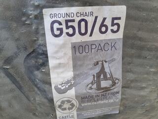 Steel Rod Ground Chairs Type G50/65, Bulk lot