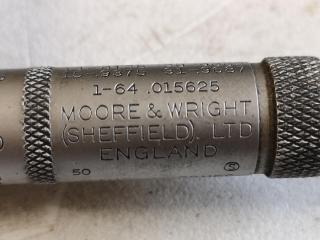 Outside Micrometer, 4" to 5" Imperial Size, by M&W