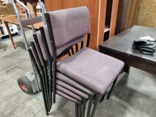 10x Padded Stackable Chairs