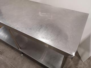 Stainless Steel Commercial Kitchen Prep Table Bench