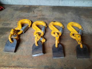 4 x Yoke (7+2-8 7P TPR) Lifting Hooks
