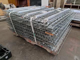 16x Pallet Racking Steel Wire Shelving Panels