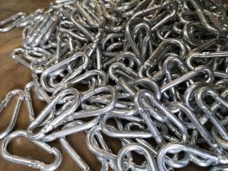 Large Lot of 50mm Spring Hooks