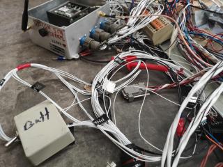 Assorted Experimental Aircraft Electronic Testing Components, Cabling