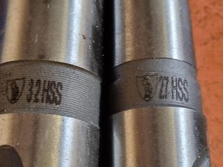 5x Assorted MT No.4 & No.3 Shank Drills
