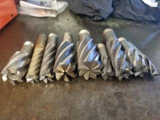 Large Lot of Milling Machine Endmills 