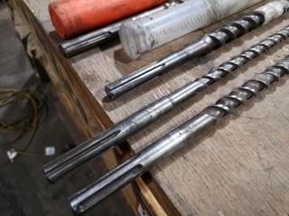 4x Assorted SDS Masonry Drill Bits