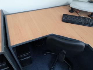 Office Corner L-Shaped Workstation Desk