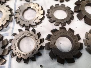 38x Assorted Gear Mill Cutters