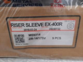 9 x TEMC Riser Sleeves EX-400R MS9314