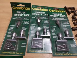 18x Fanlight & Casement Window Security Lock Kits