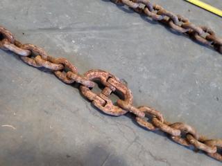 Assorted Lifting Chain, Hooks