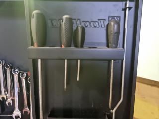 Toolpro Wall Mounted Cabinet and Tools 