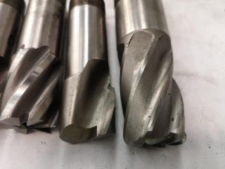 4x Assorted Ball, Square Edge, & Finishing End Mill Bits