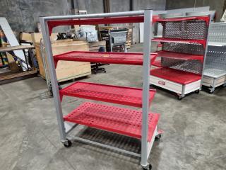 Mobile Adjustable Retail Shelving Unit