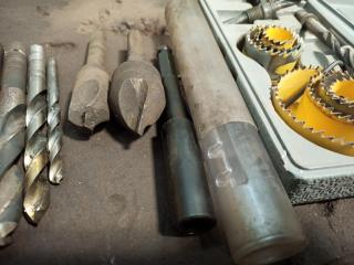 Lot of Large Drill Bits