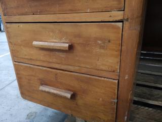 Vintage Wood Office Desk