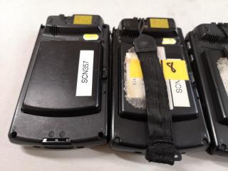 4x Motorola MC50 Mobile Handheld Computers w/ Charging Cradles