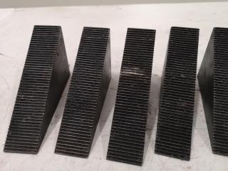 4x Pairs of Mill Stepped Angle Blocks
