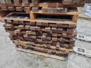 Stack of 1220x75x45mm Cedar Wood Lengths