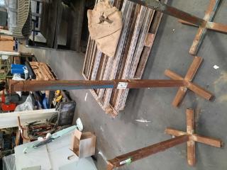 Assorted Lot of Industrial Material Stands