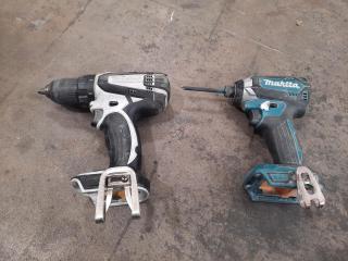 Makita Drill and Sub-Compact Impact Driver (LXFD01 & DTD153)