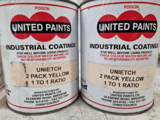 United Paints Unietch ETCH Primer Yellow Coatings, 2x 2-Paet Packs