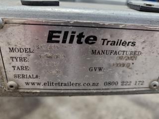 Elite Trailers Single Axle Ride On Traailer w/ Cage, Needs Repairs