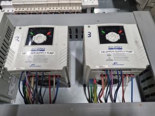 2 x Electronic Control Enclosures on Stand