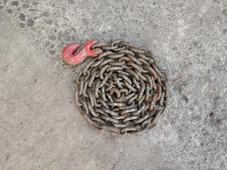 Bucket of Assorted Lifting Chains
