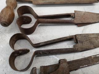 6x Assorted Antique Vintage Hand Tools