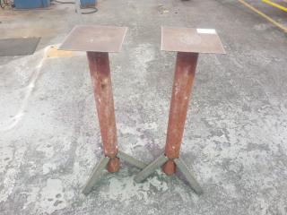 2 x Metal Workshop Stands