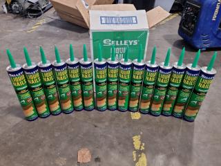 15x Selleys Liquid Nails Original Adhesives, 375mL Tubes