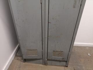 2-Door Steel Workshop Personnel Locker Unit