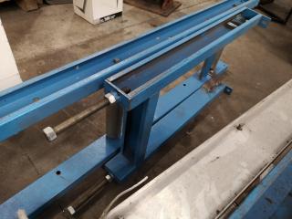 2x Industrial Roller Conveyor Sections