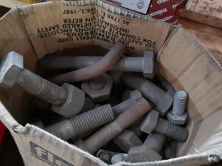 Pallet of Assorted Nuts, Bolts, Washers & More