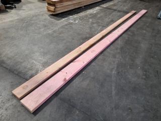 2x Pine Wood Boards