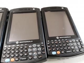 4x Motorola MC50 Mobile Handheld Computers w/ Charging Cradles