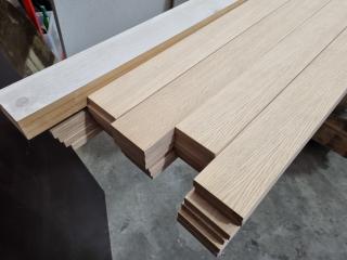 31x Lengths of Wood Veneer Trim Boards